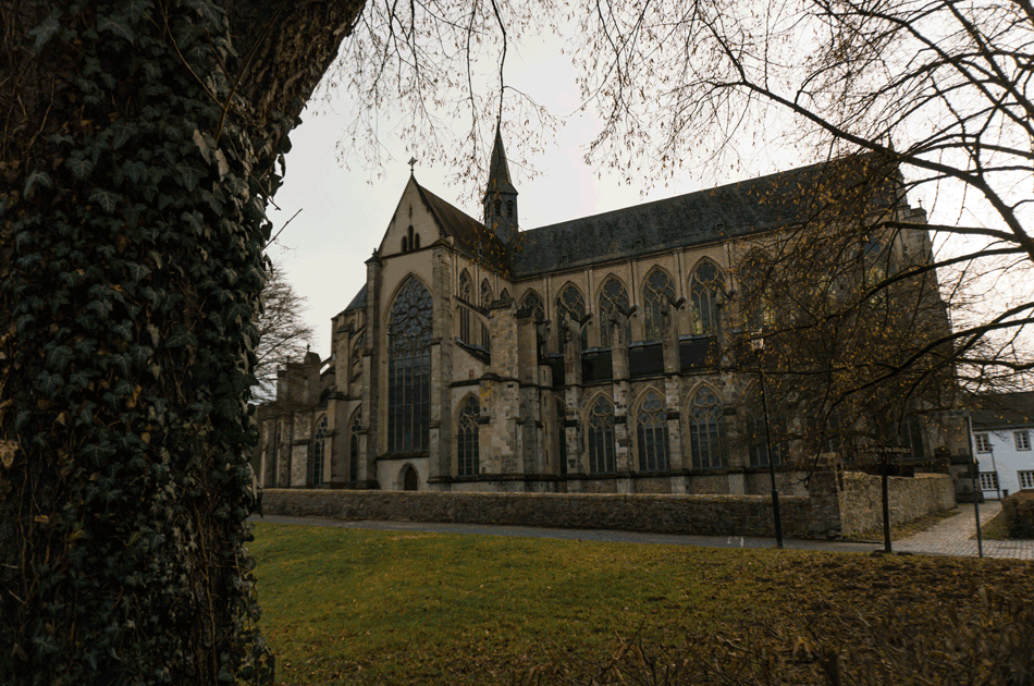 Der Altenberger Dom - Seitenansicht.