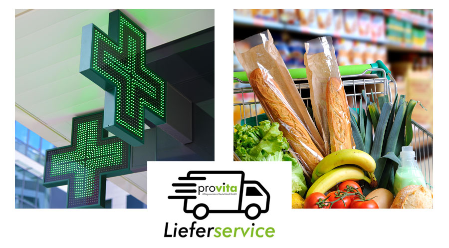 Coronavirus: ProVita bietet Lieferservice an.