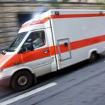 Krankenwagen unterwegs.