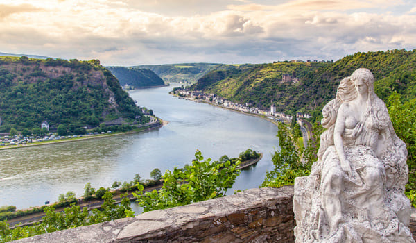 Die Loreley am Rhein