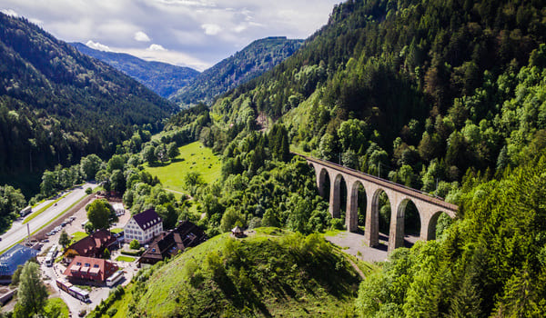 Die berühmte Ravennaschlucht.