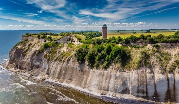 Die berühmten Kreidefelsen.