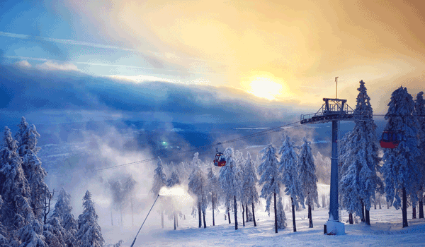 Der Harz im Winter. 