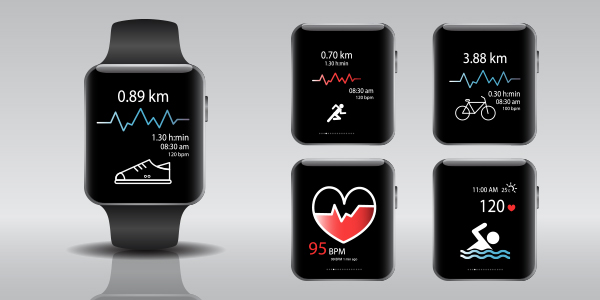 Abbildung einer Smart Watch.