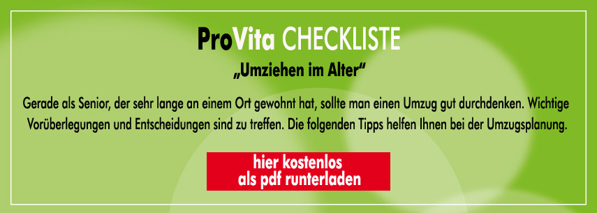 checkliste umzug im alter
