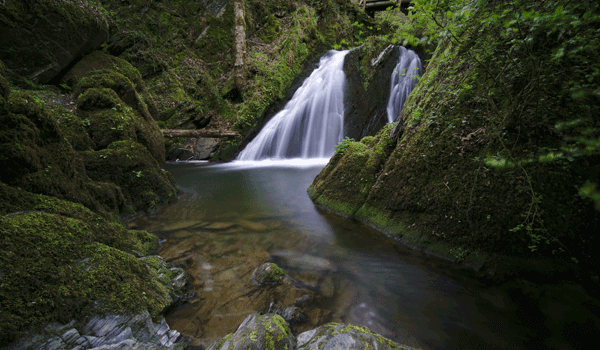 der Wasserfall, die „Rausch“.
