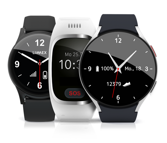 Drei Notrufuhren von ProVita.